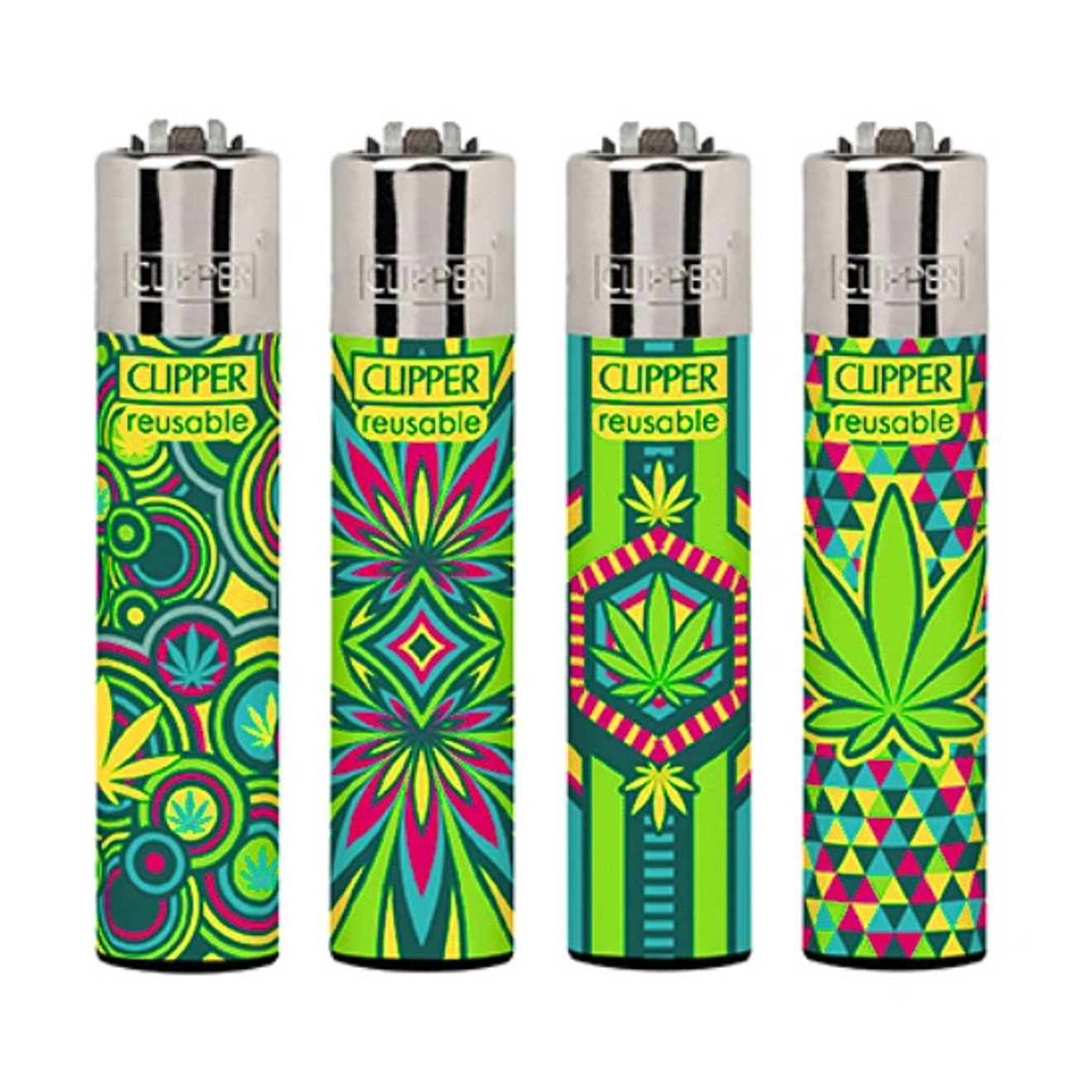 Encendedor Clipper Green Leaves 1