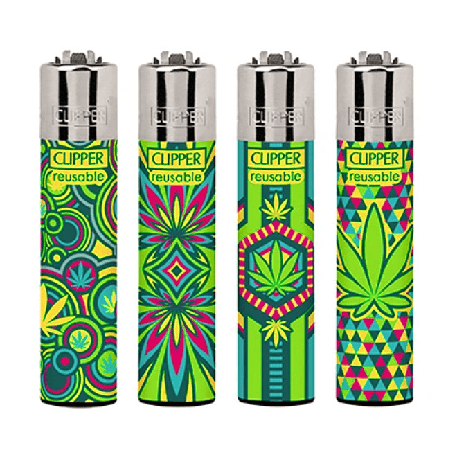 Encendedor Clipper Green Leaves 1
