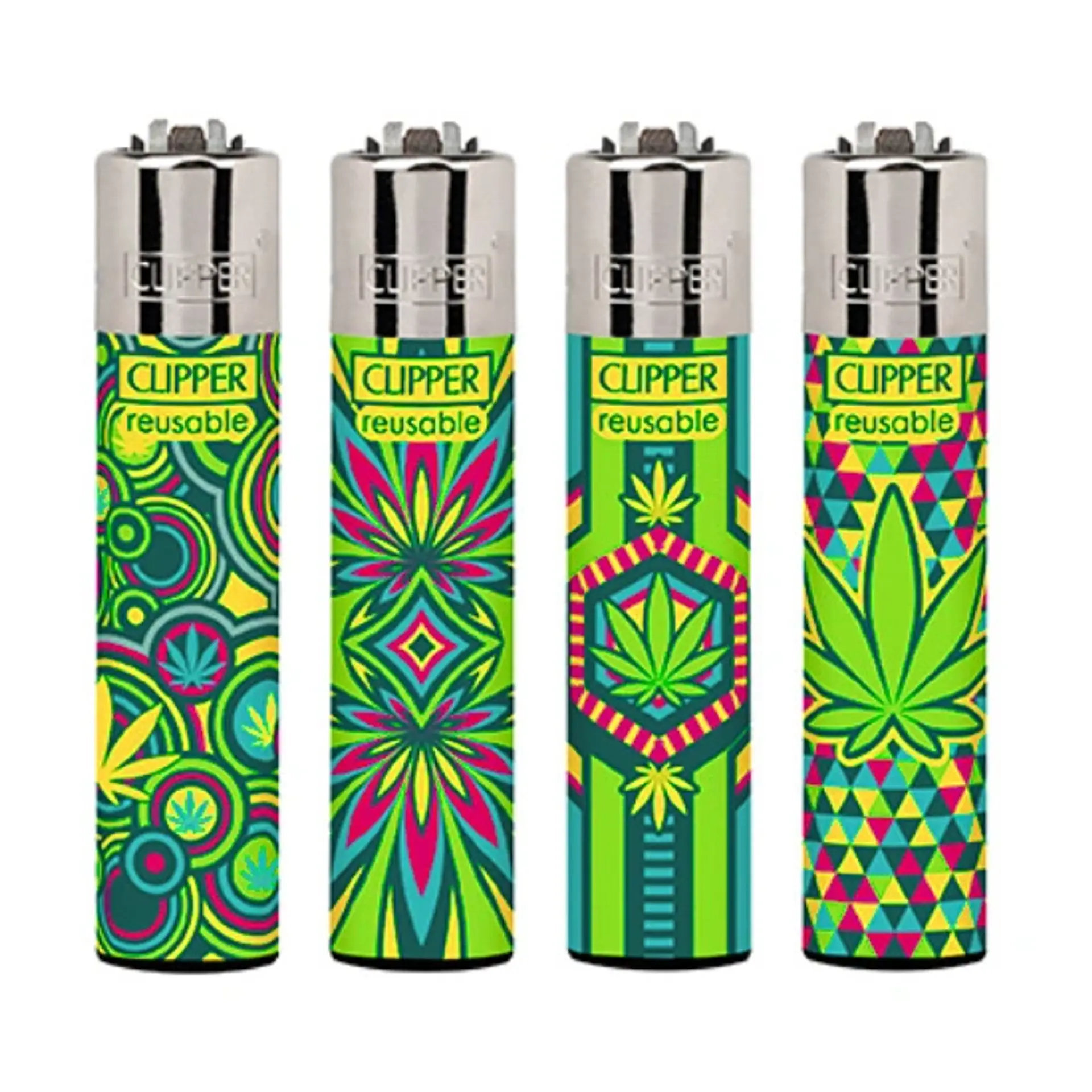 Encendedor Clipper Green Leaves 1