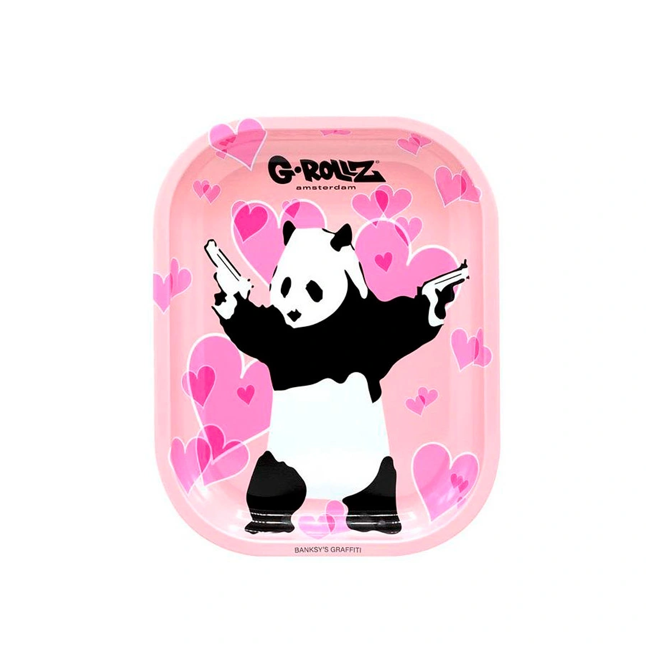 G-Rollz Bandeja Banksy Pequeña Pink 1