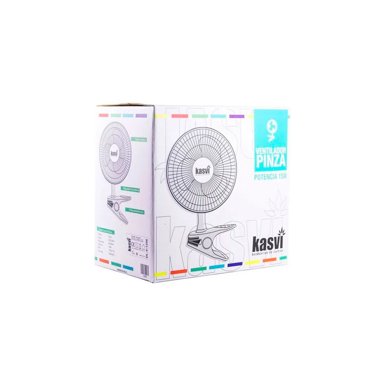 Kasvi Ventilador A Pinza 15W 2