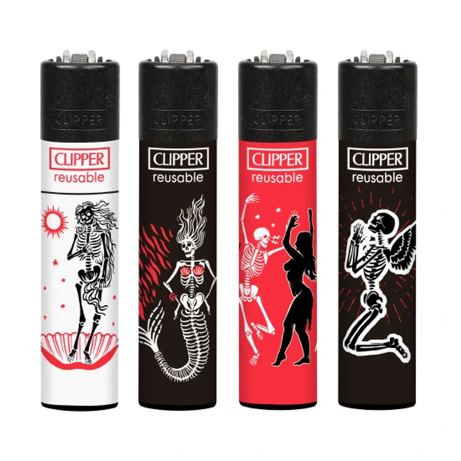 Encendedor Clipper Living Skullls 1