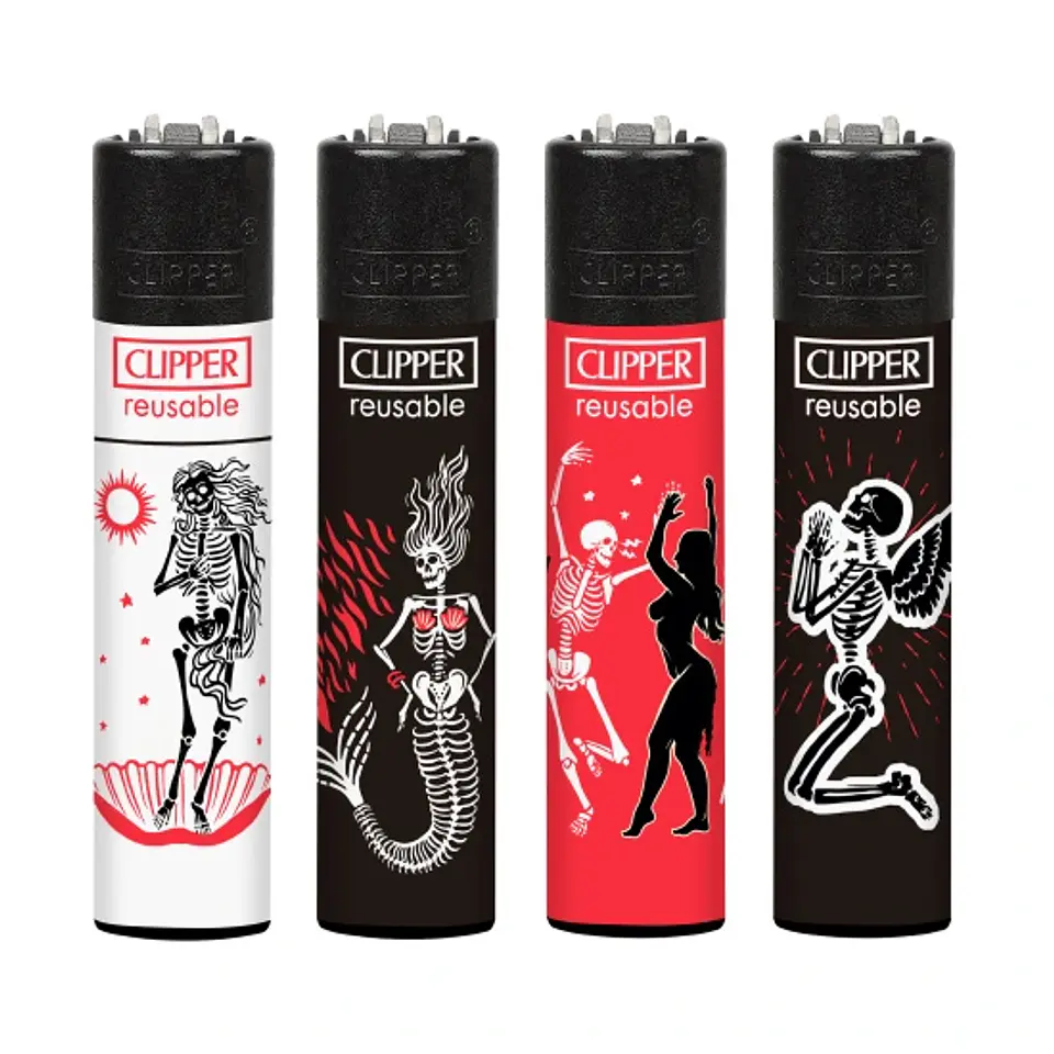 Encendedor Clipper Living Skullls 1