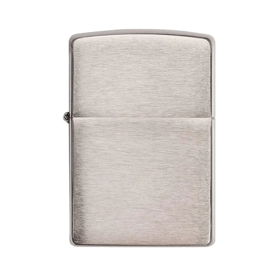 Encendedor Zippo Brushed Finish Chrome 1