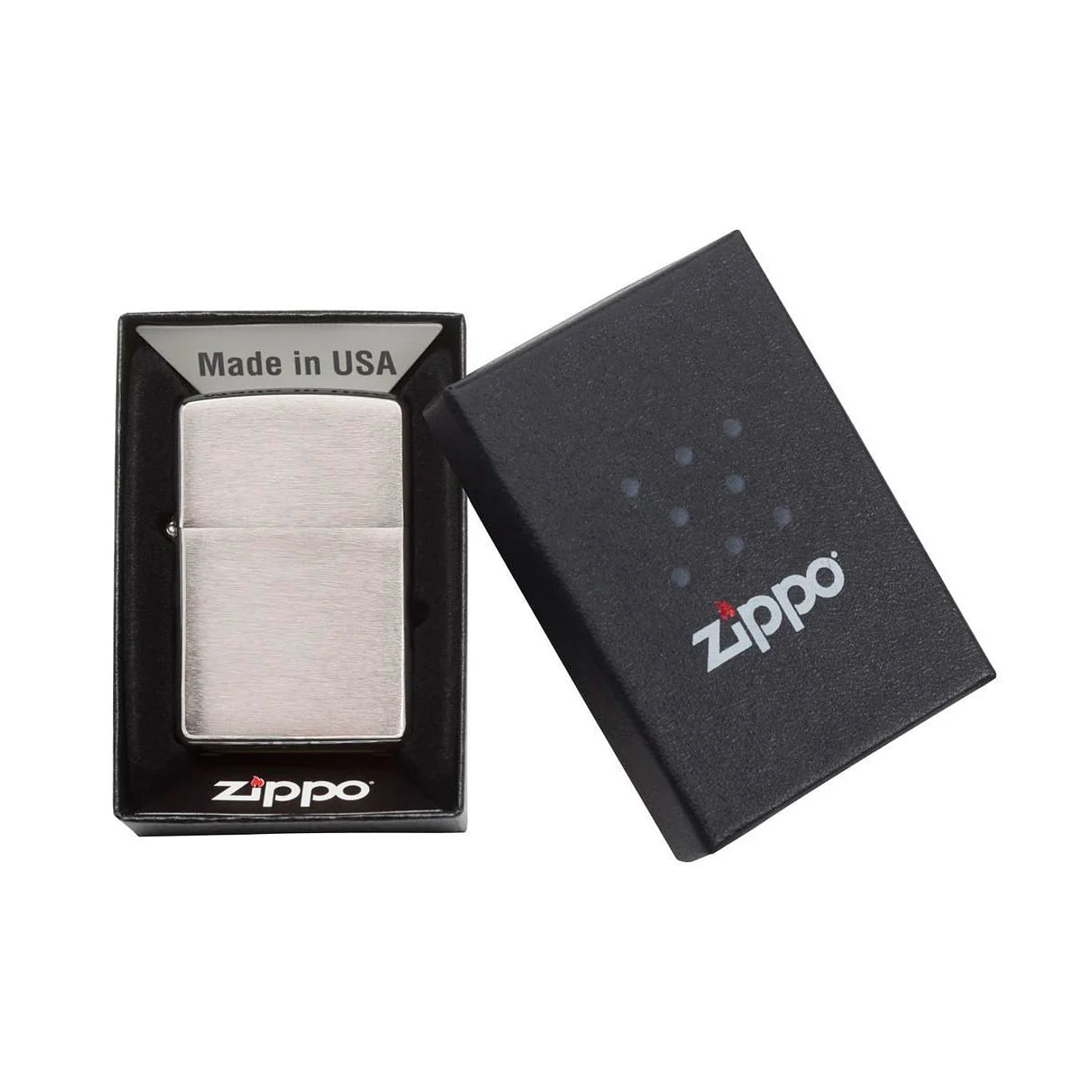 Encendedor Zippo Brushed Finish Chrome 3