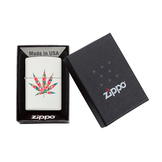 Encendedor Zippo Floral Weed Design 2