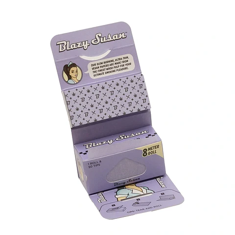 Blazy Susan Papelillos En Rollo Purple + Boquillas