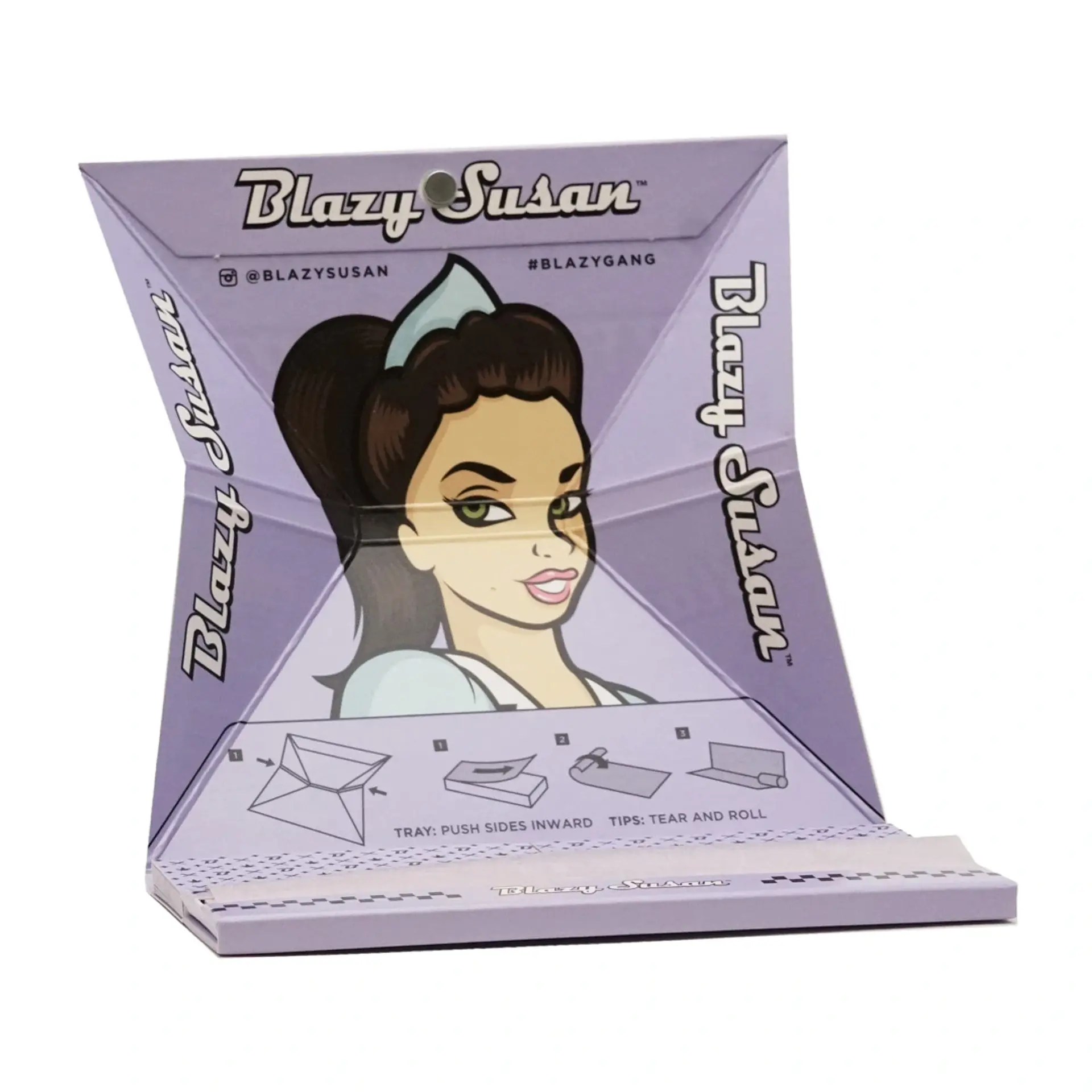 Blazy Susan Deluxe Rolling Kit Purple King Size 2