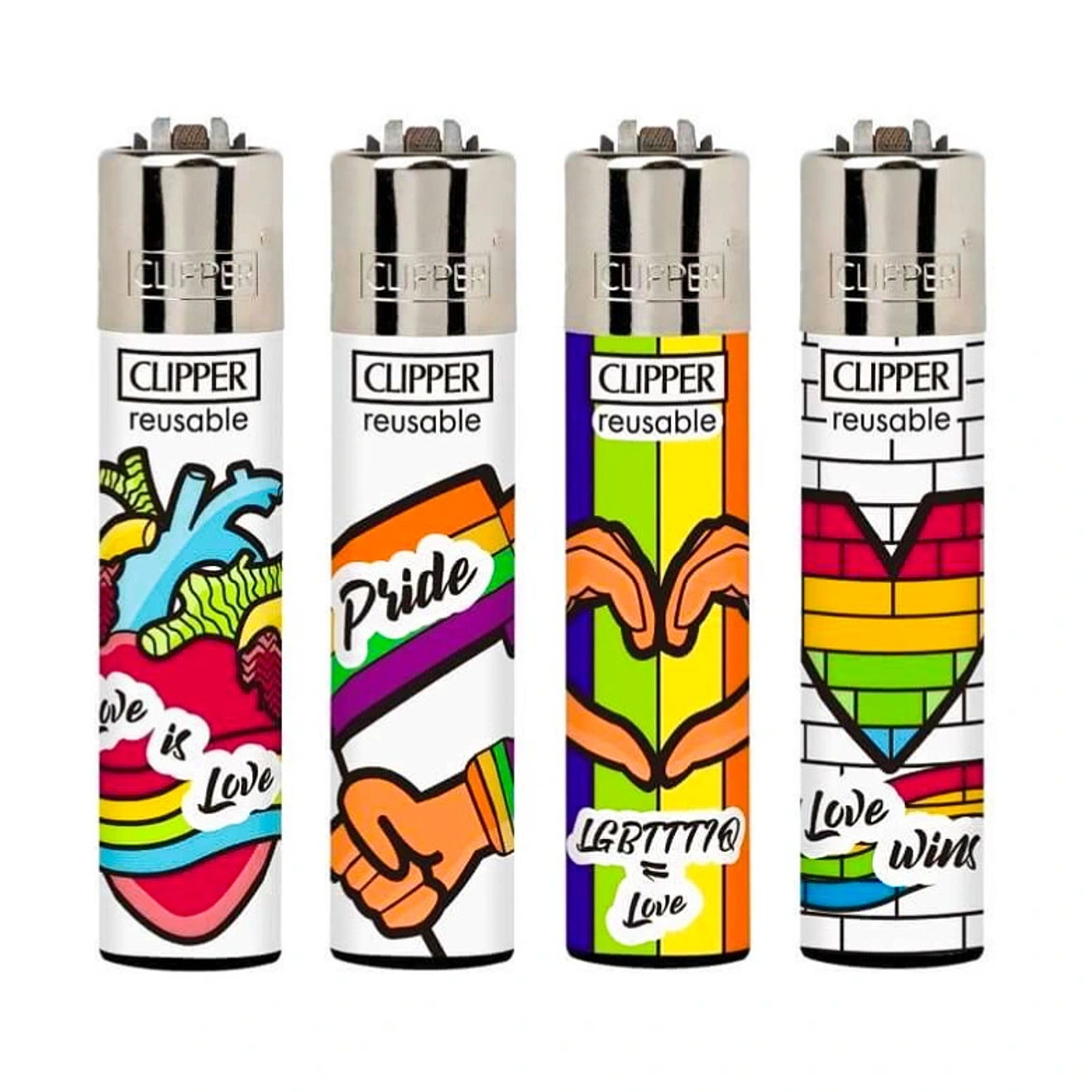 Encendedor Clipper Rainbow Pride 1