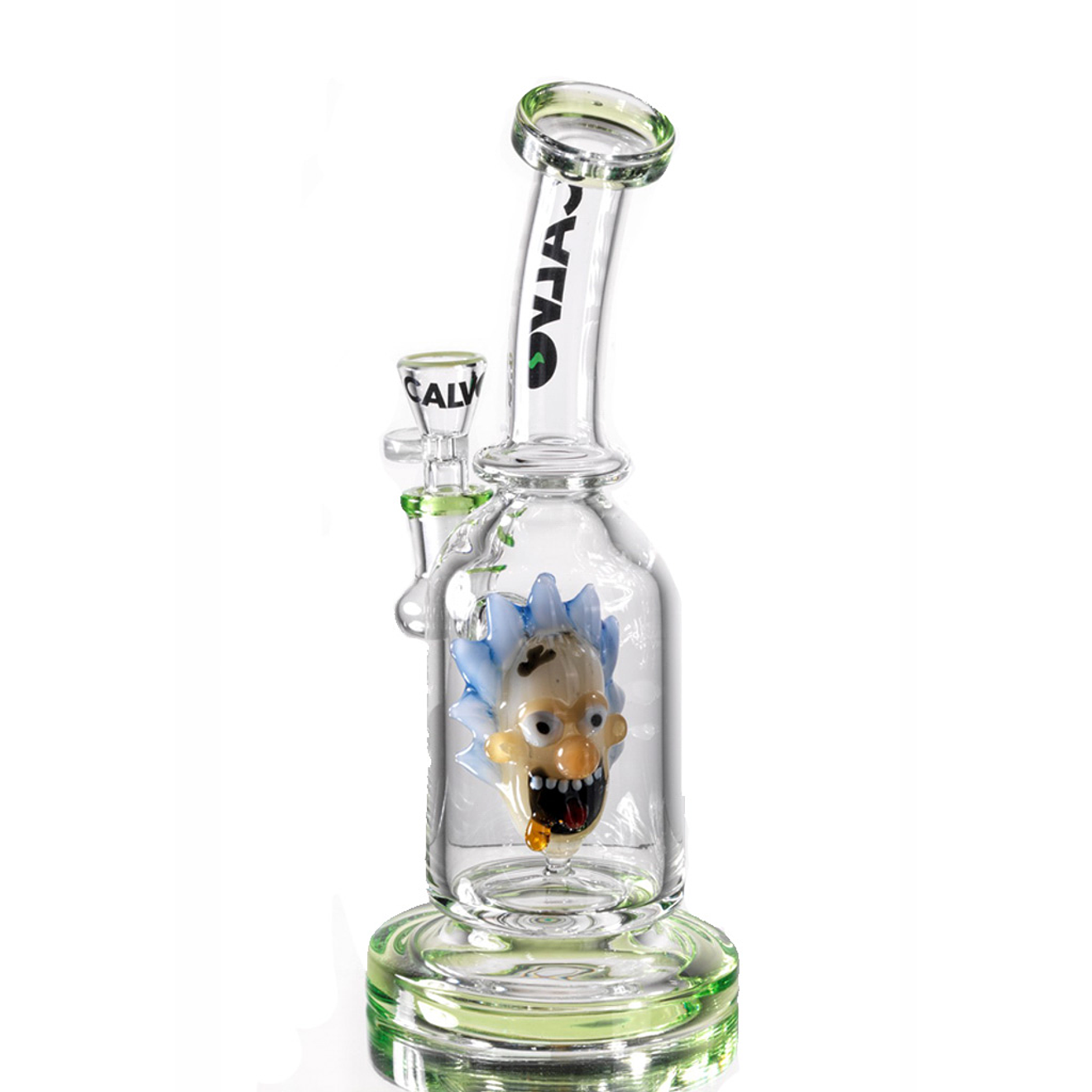Calvo Glass Bong Rick & Morty 24cm 1