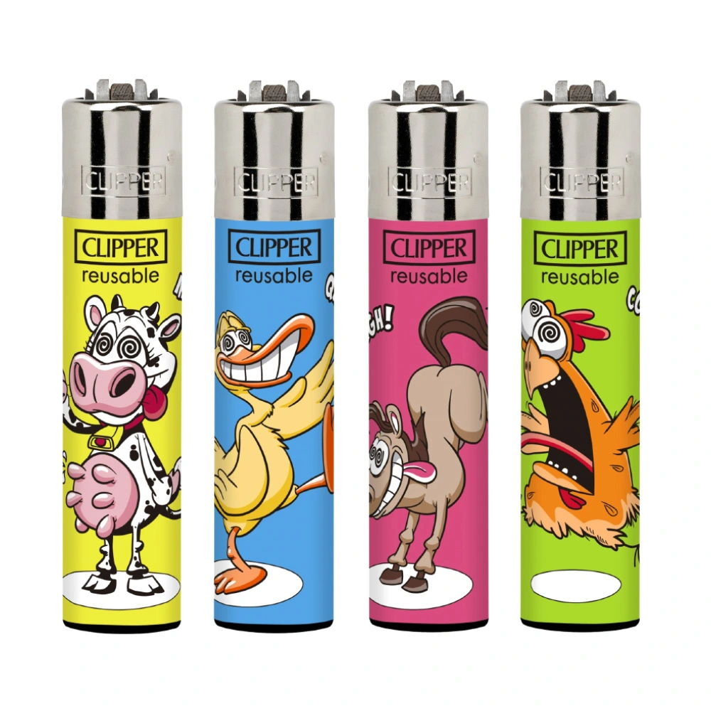 Encendedor Clipper Crazy Farm
