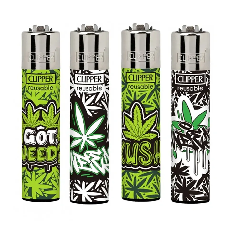 Encendedor Clipper Graffiti Leaves 1