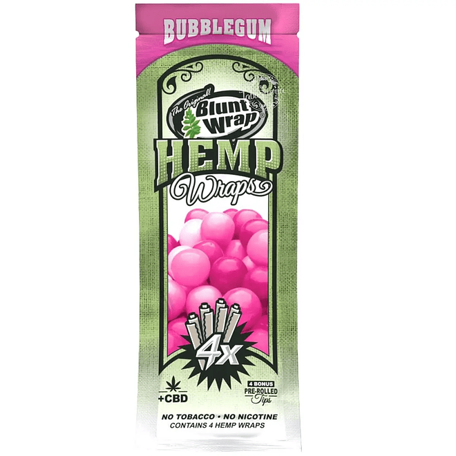Blunt Wraps Hemp x4 - Sabores  1
