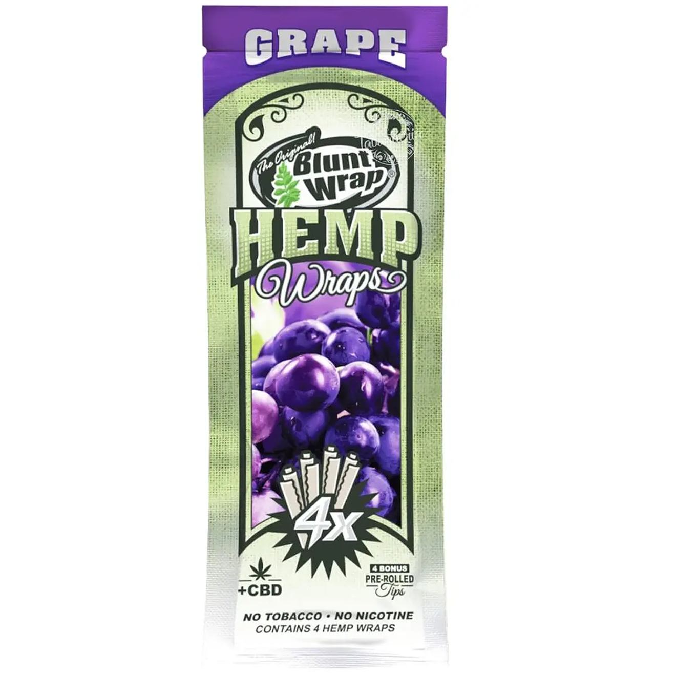 Blunt Wraps Hemp x4 - Sabores  3