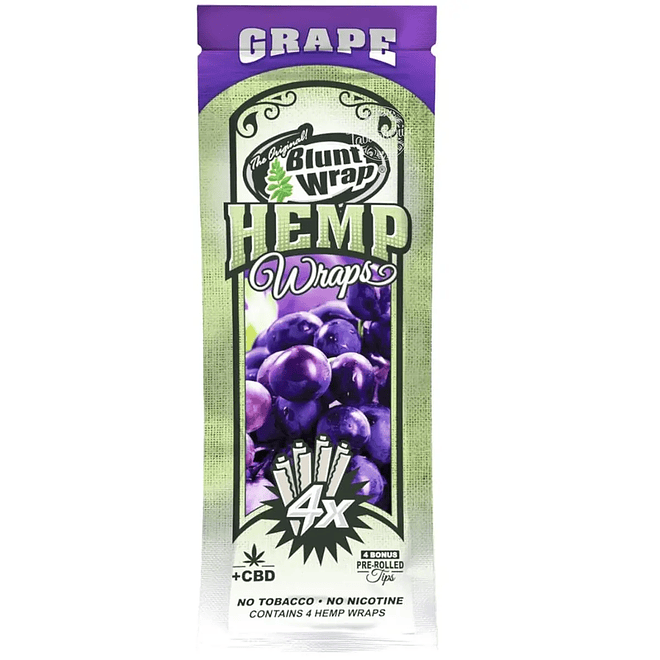 Blunt Wraps Hemp x4 - Sabores  3