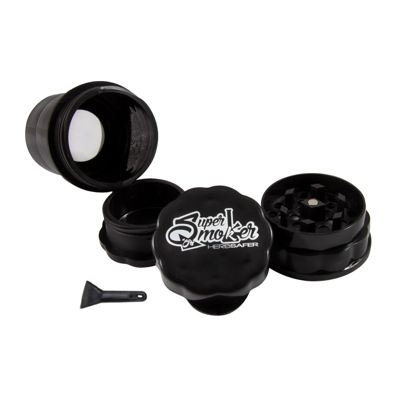 SuperSmoker Moledor SuperHerb Safer Negro 60mm 2