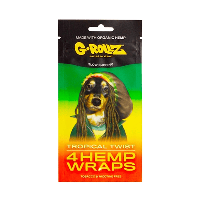 G-Rollz Blunt Hemp Wrap x4 - Slow Burning 5