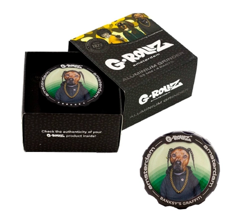 G-Rollz Moledor Pets Rock Rap 53mm Negro Mate
