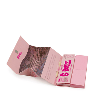 G-Rollz Lightly Dyed Pink Papelillos King Size + Boquillas + Bandeja