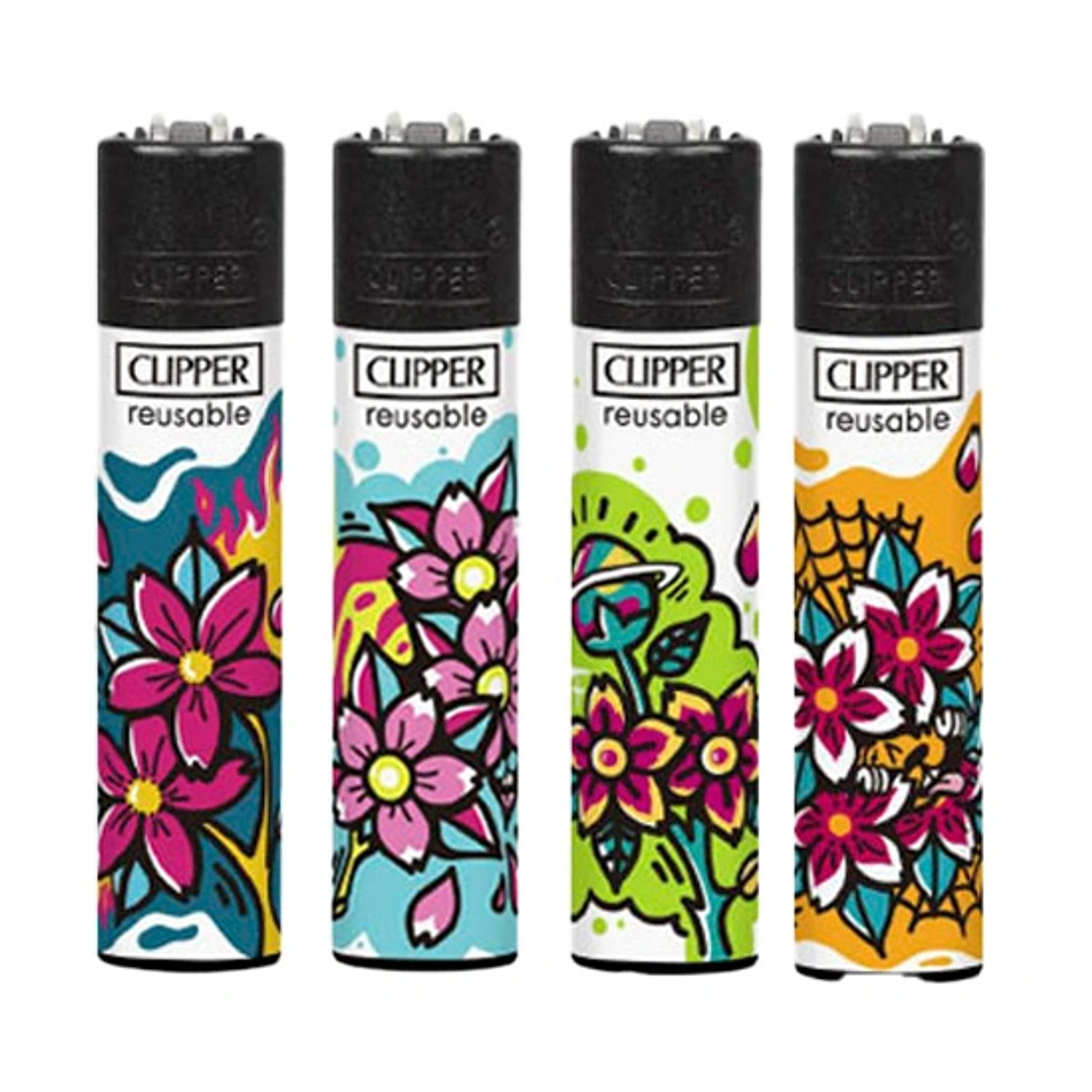 Encendedor Clipper Planet Flowers 3 1
