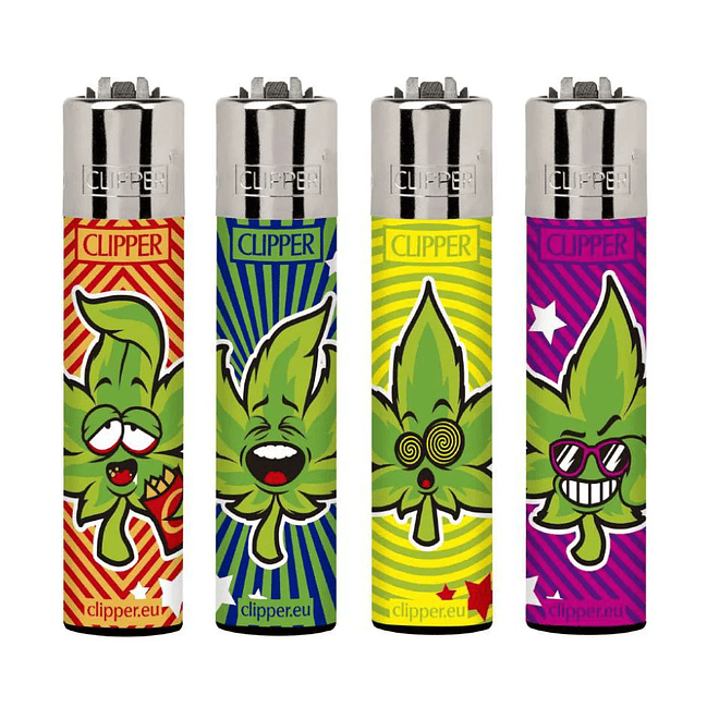 Encendedor Clipper Circle Leaves 1