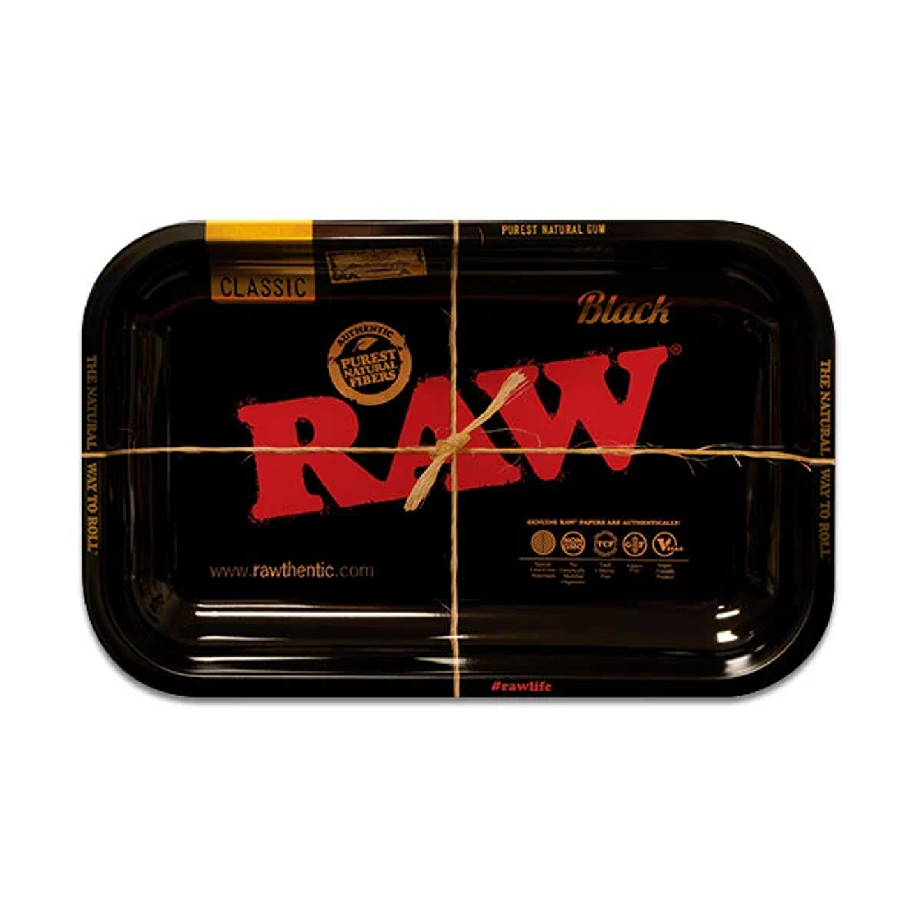 Bandeja RAW metálica Negra - Mediana 1