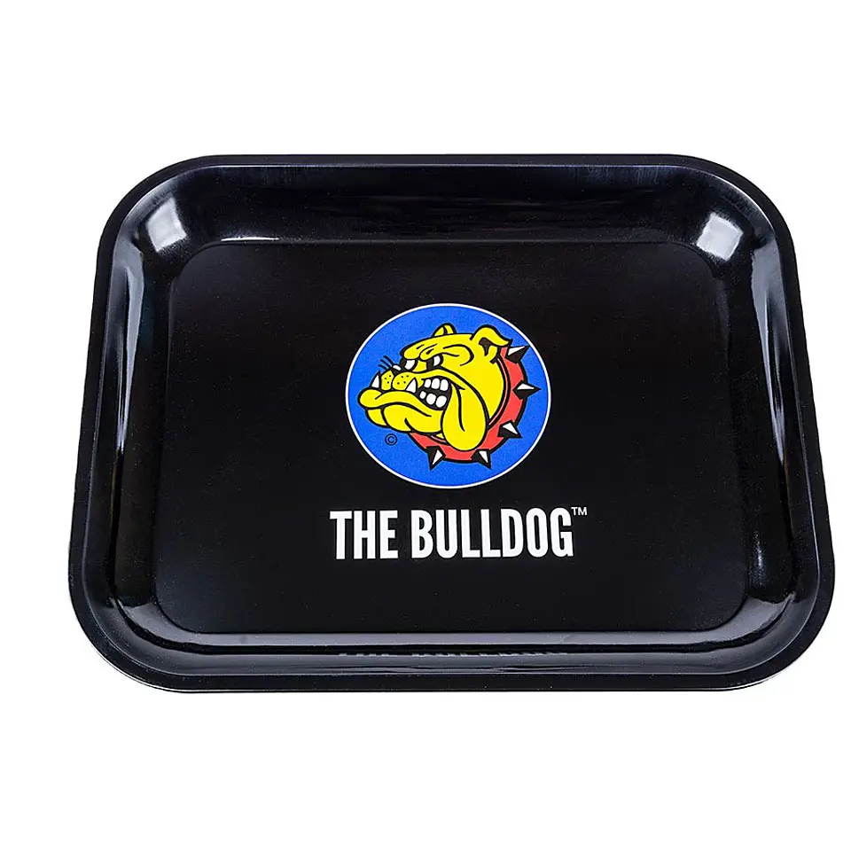 Bandeja Bulldog metálica logo - Grande 1