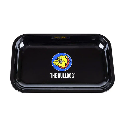 Bandeja Bulldog metálica logo - Mediana