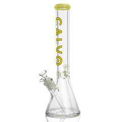 Calvo Glass Bong Beaker Lite 45cm - Olive Green