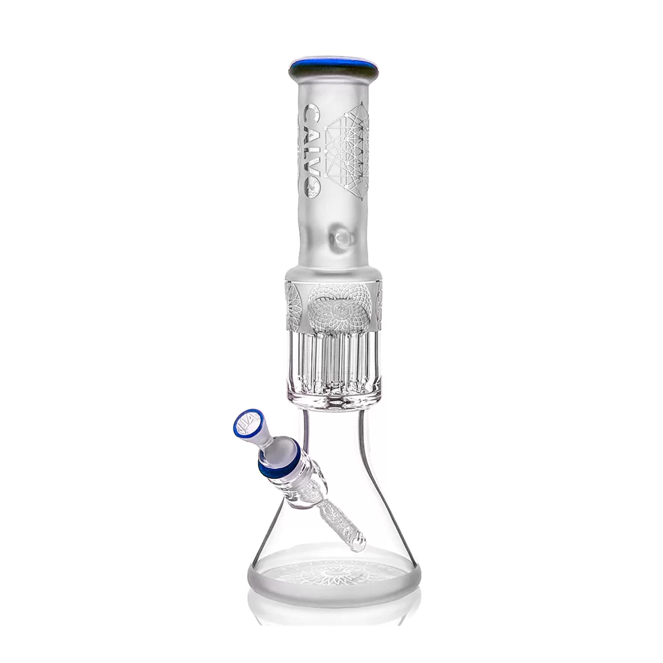 Calvo Glass Bong Sandblasted Beaker 40cm  1