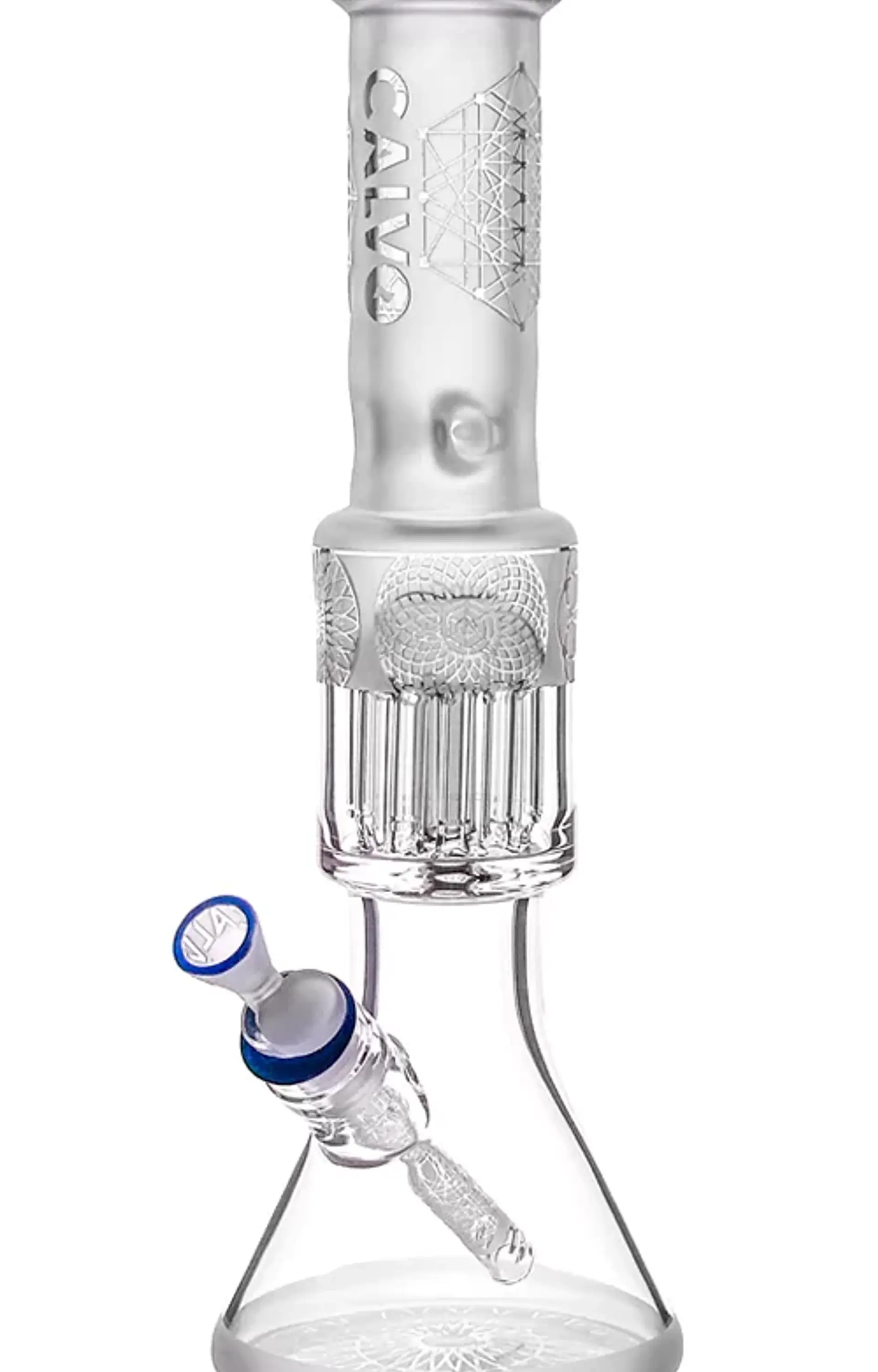 Calvo Glass Bong Sandblasted Beaker 40cm  1