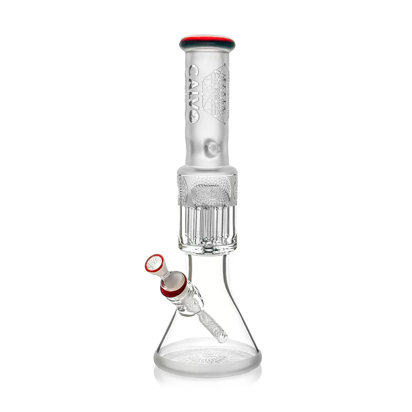 Calvo Glass Bong Sandblasted Beaker 40cm  2