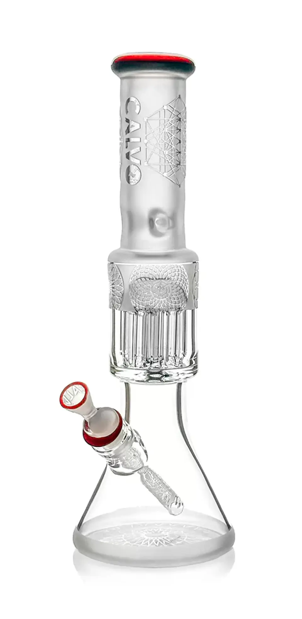 Calvo Glass Bong Sandblasted Beaker 40cm  2