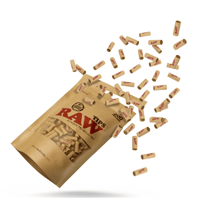 Bolsa RAW de 200 Tips Pre-enroladas 2