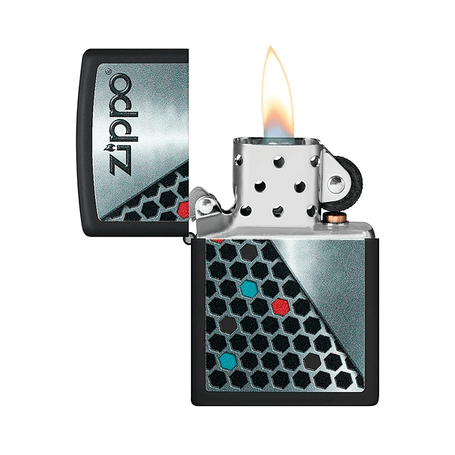 Encendedor Zippo Hexagon Design 2