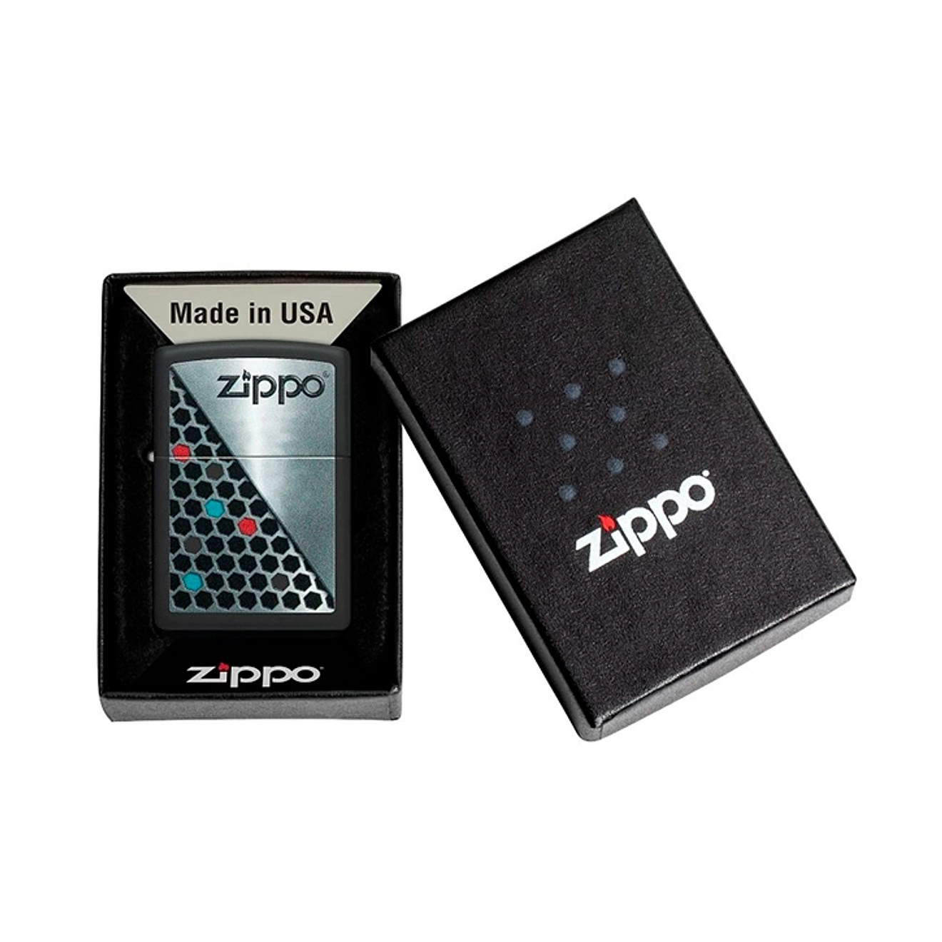 Encendedor Zippo Hexagon Design 4