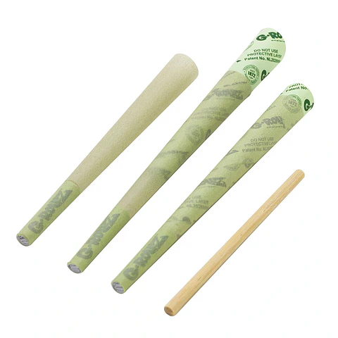 G-Rollz 3 Conos Pre Enrolados Bio Organic Green Hemp King Size