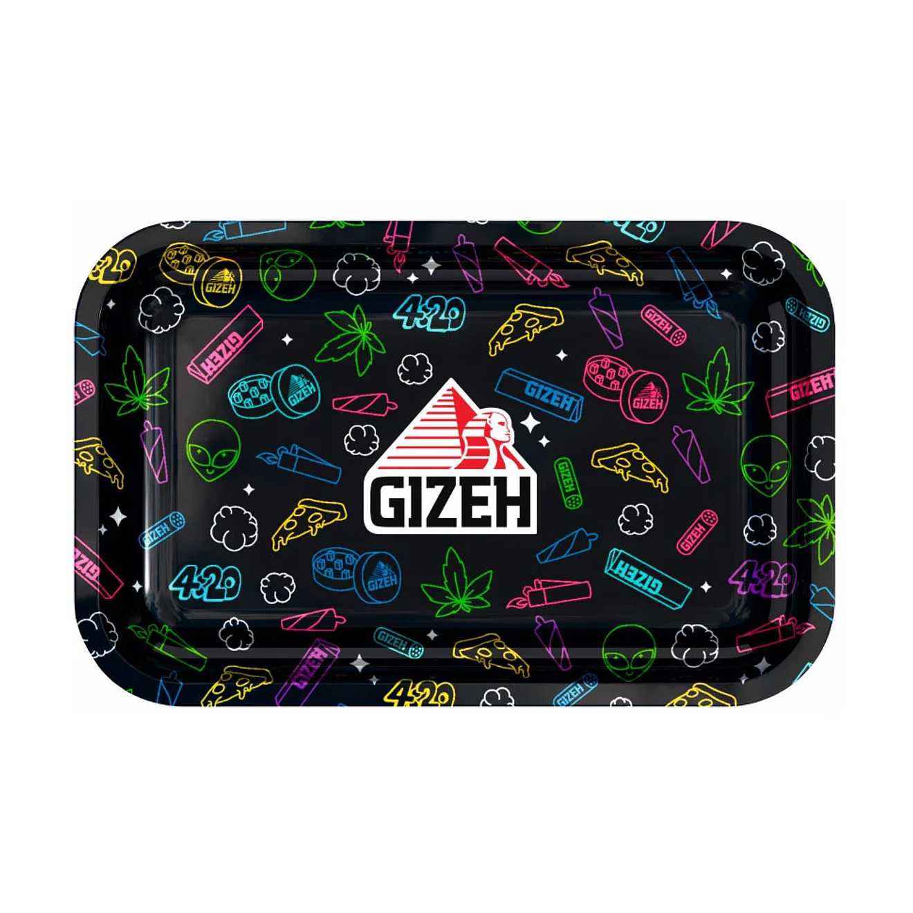 Bandeja Gizeh Metálica Mediana Negra 420 1