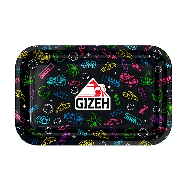 Bandeja Gizeh Metálica Mediana Negra 420 1