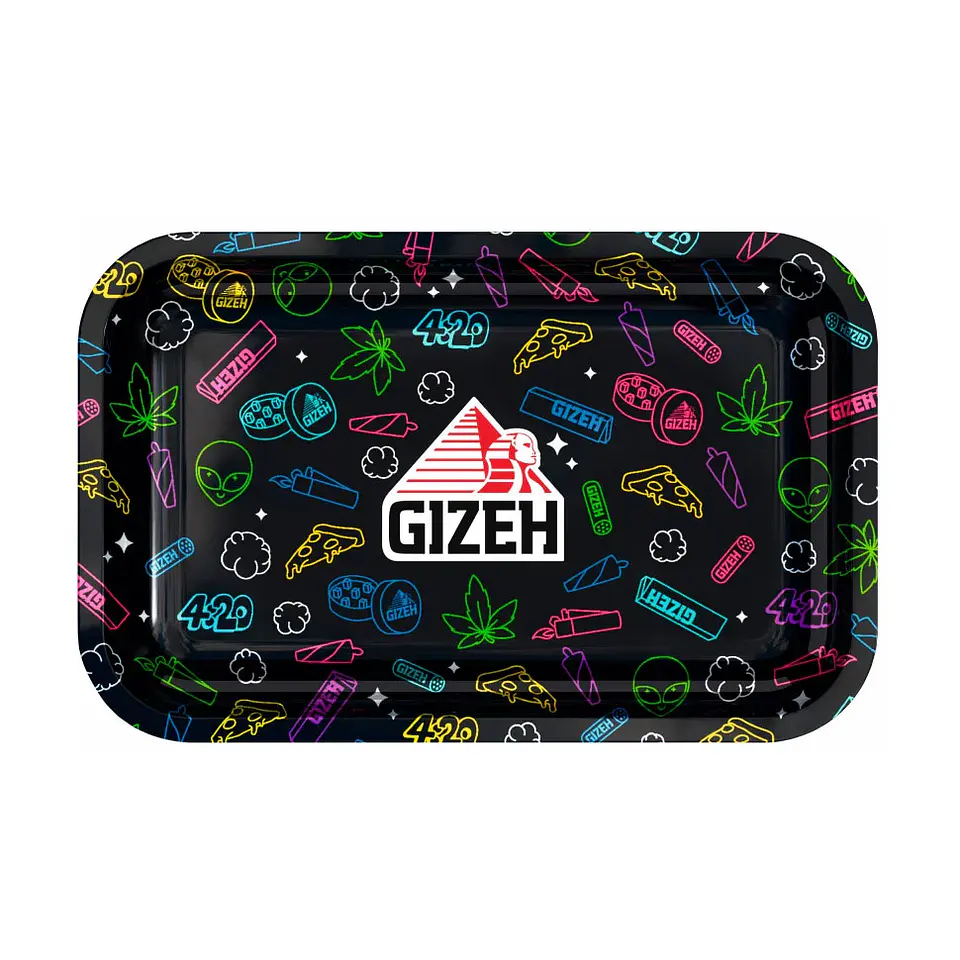 Bandeja Gizeh Metálica Mediana Negra 420 1