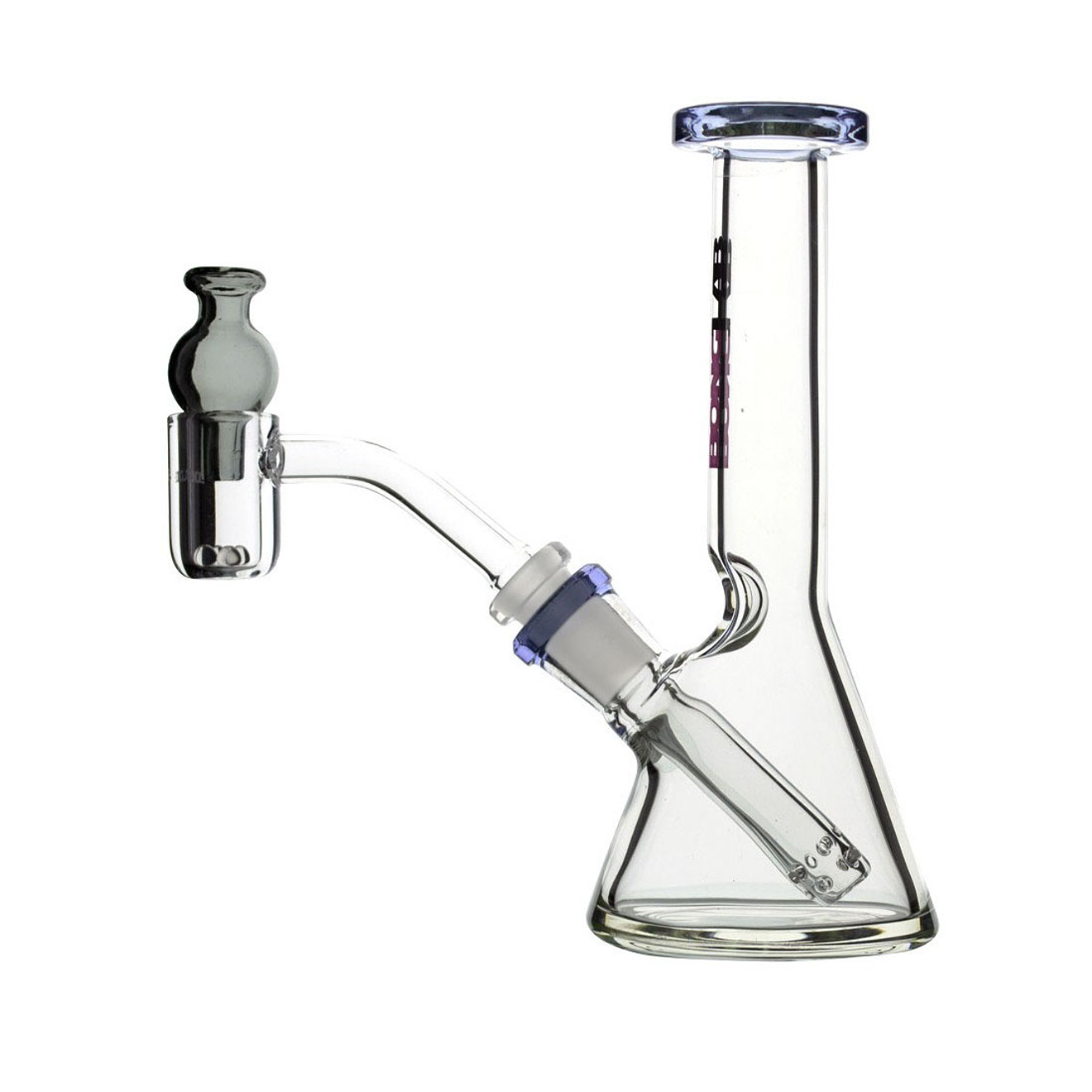 Bonglab Mini Beaker Bong 15 cm Kit Banger + Cap + Terp Balls 1