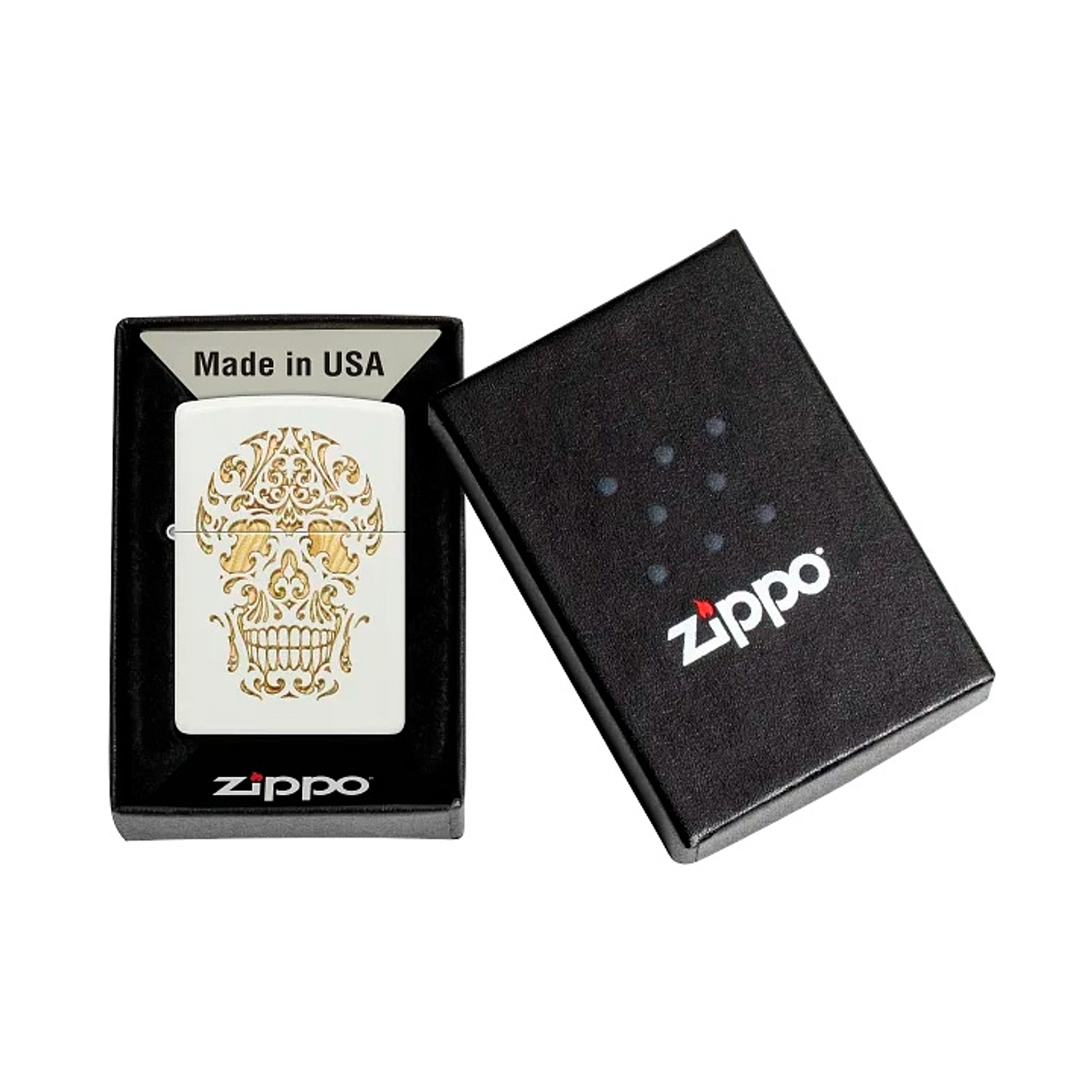 Encendedor Zippo Sugar Skull Design 1