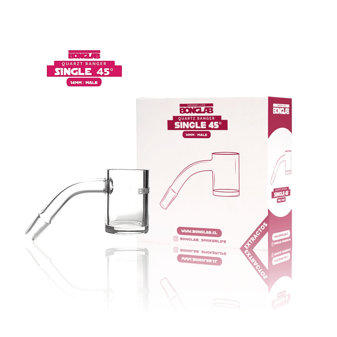 BongLab Banger Cuarzo 45° - Macho 14mm 1