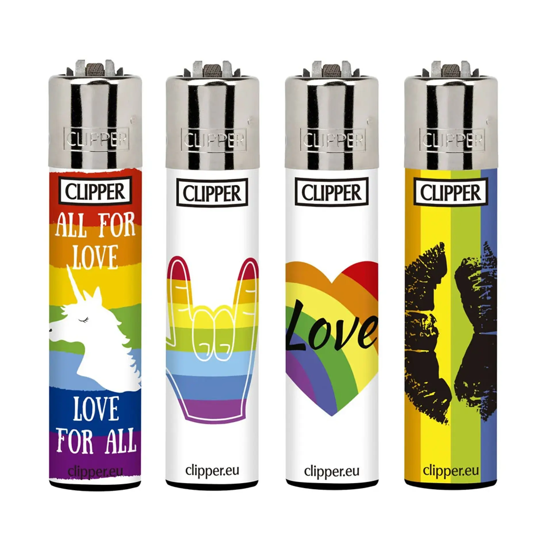 Encendedor Clipper Love Rainbow 1