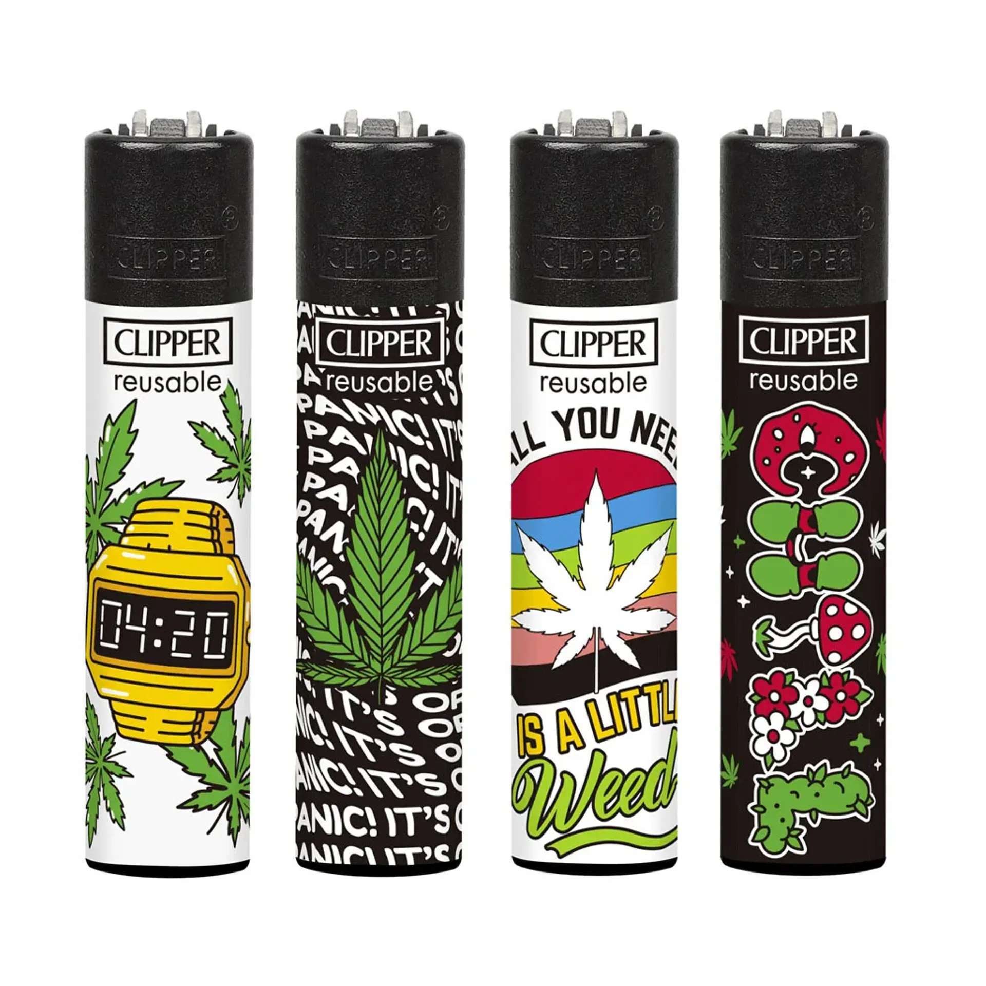 Encendedor Clipper Weed Time 1