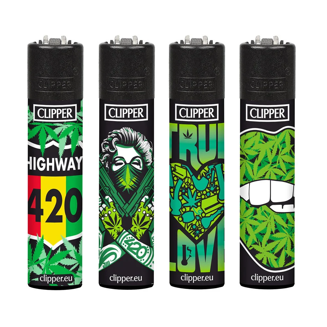 Encendedor Clipper Girl Weed 1