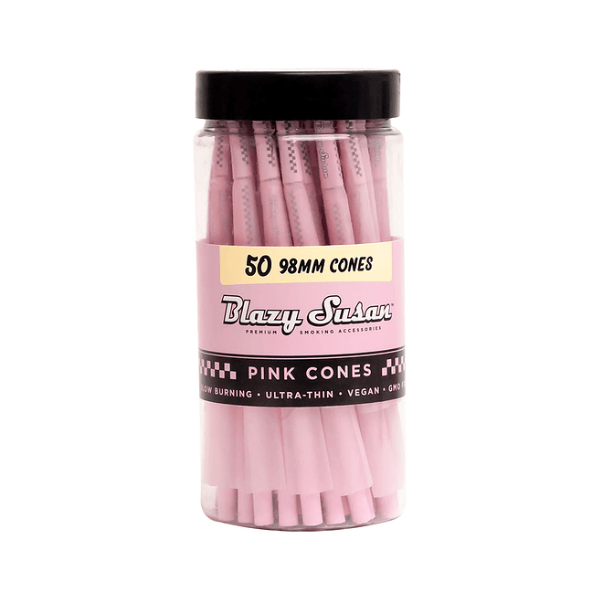 Blazy Susan Conos Pre-enrolados Pink 98mm 50 uds. 1