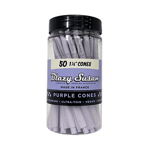 Blazy Susan Conos Pre-enrolados Purple 1 1/4 50 uds.