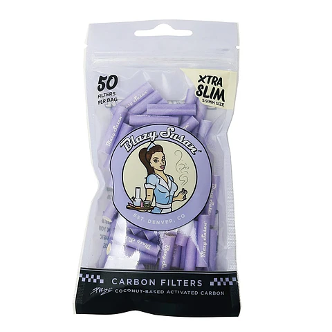 Blazy Susan Filtros de carbón activado Xtra Slim 50 uds.