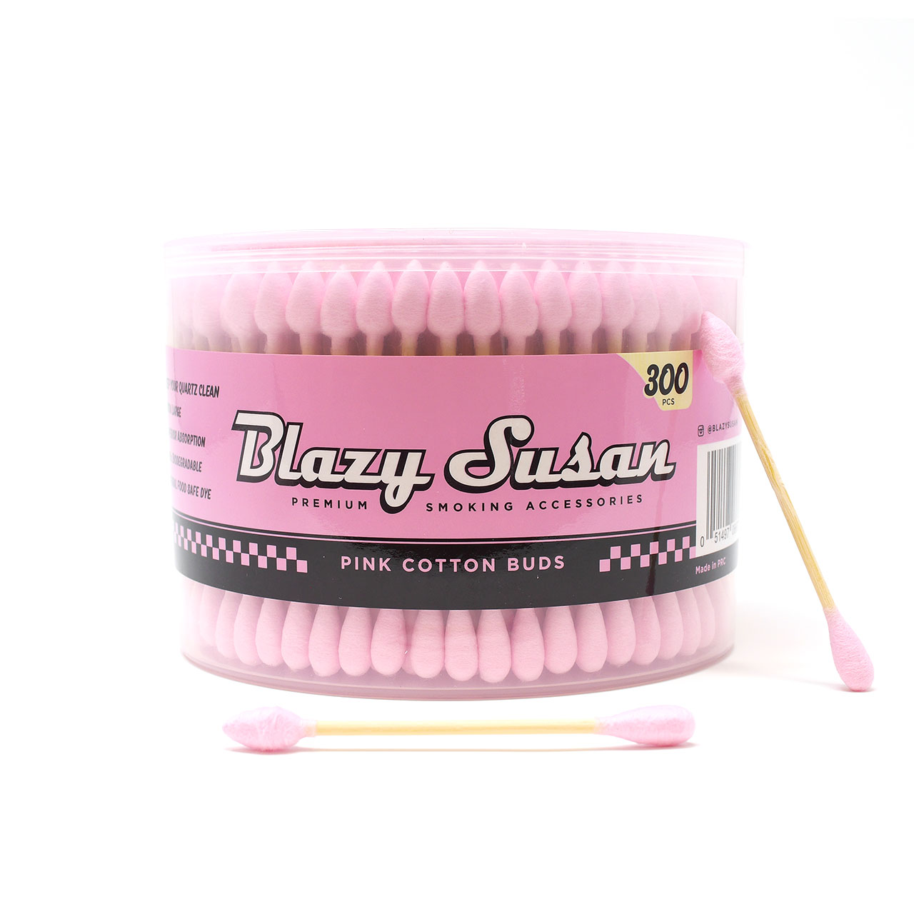 Blazy Susan Cotonitos Pink 300 Unidades